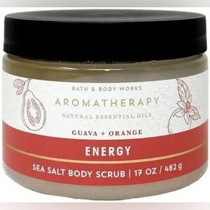 Bath & Body Works Aromatherapy Energy Guava + Orange Sea Salt Body Scrub